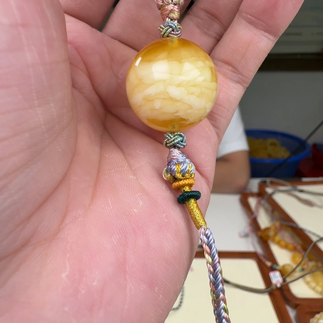 蜜蜡未镶嵌裸石蜜蜡手串