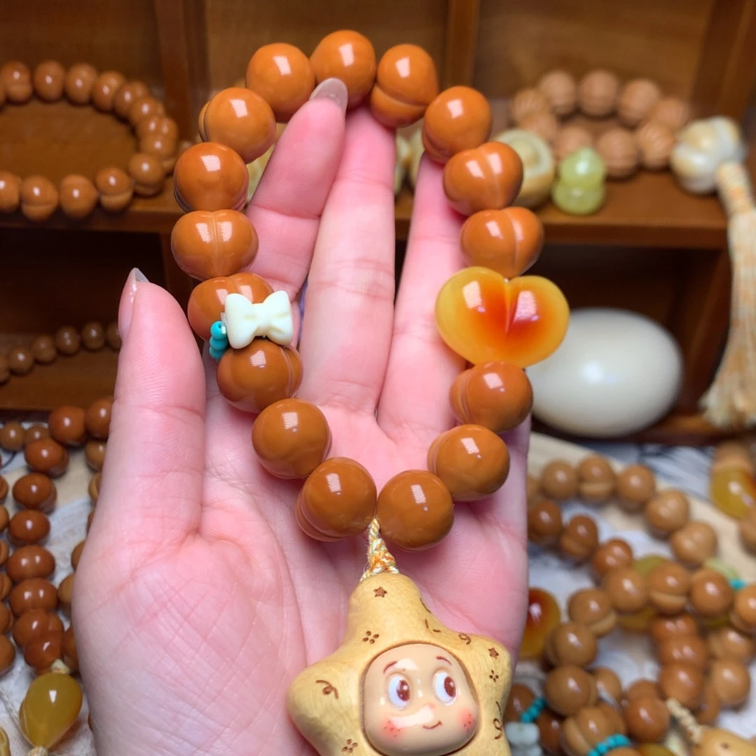 ****慢把件猴头核桃16玻璃底定制