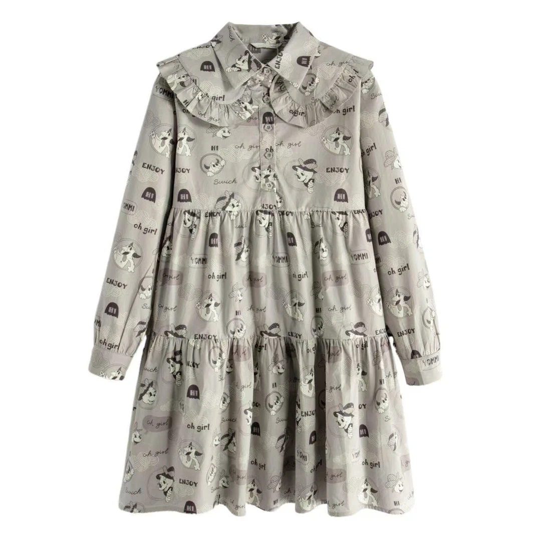 衣奢79-149】no退no换 复古连衣裙