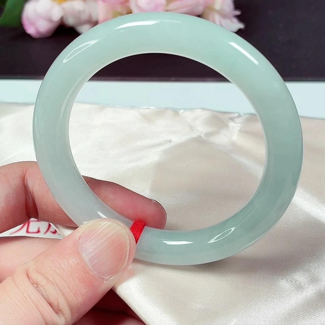 翡翠未镶嵌手镯57.8圈