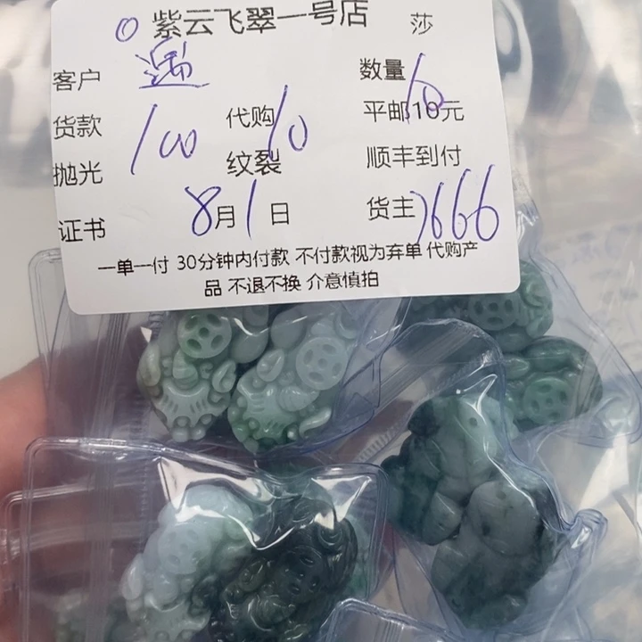 偶***遇翡翠未镶嵌颈饰天然翡翠