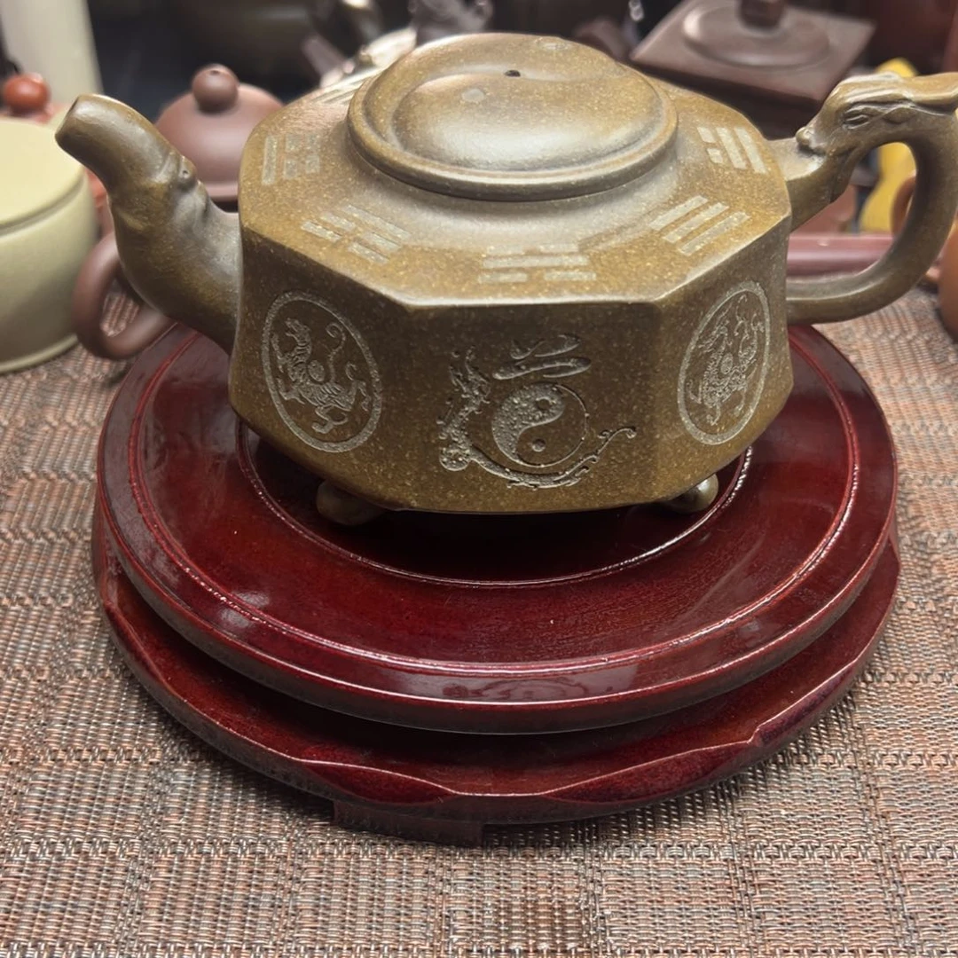 茶壶紫砂宜兴原矿紫砂壶400毫升容量