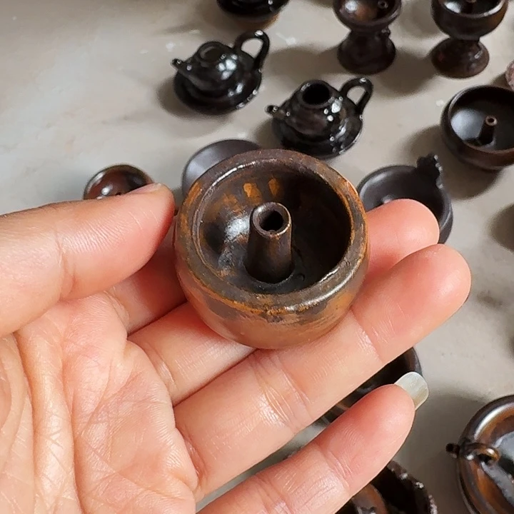 忘***机景德镇陶瓷艺术小油灯