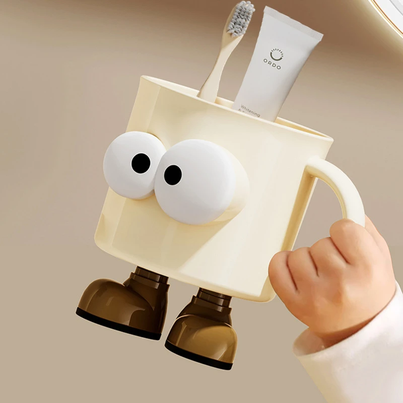 卡通漱口杯家用牙刷杯情侣女孩宿舍刷牙杯杯子牙缸儿童可爱洗漱杯