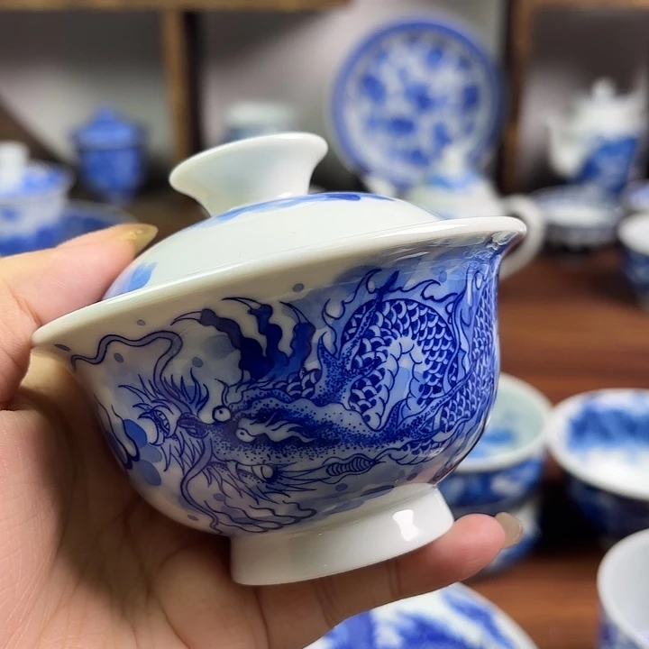 新年美器柴窑手绘