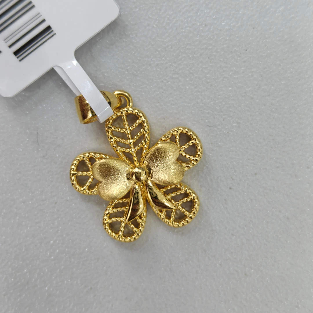 【莹莹专享】足金999 花花蝴蝶结 GP 1.11 纳金添喜