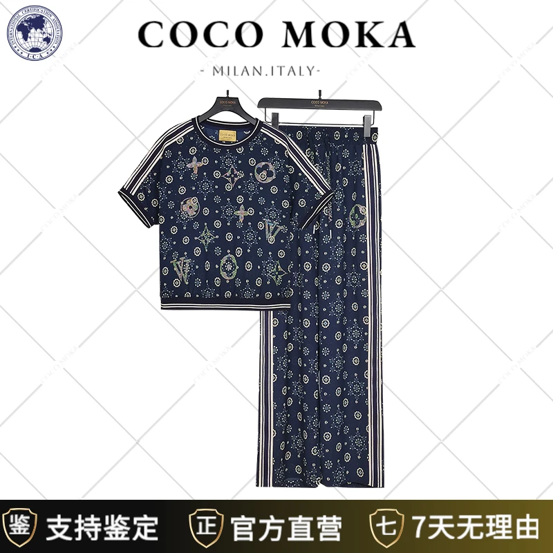 2025夏季新款短袖运动休闲套装女士时尚宽松潮流【TZ5349】