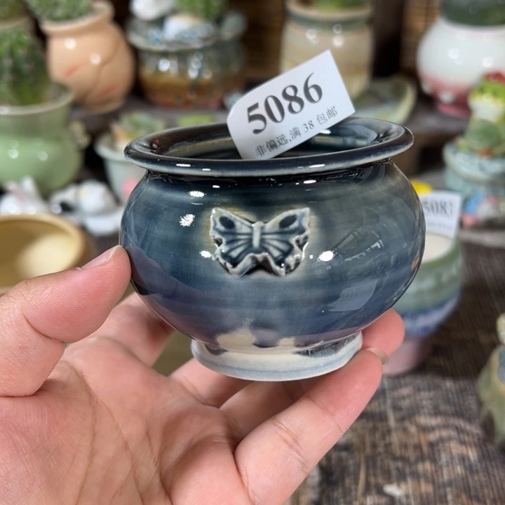 口6 手工花盆满30包邮