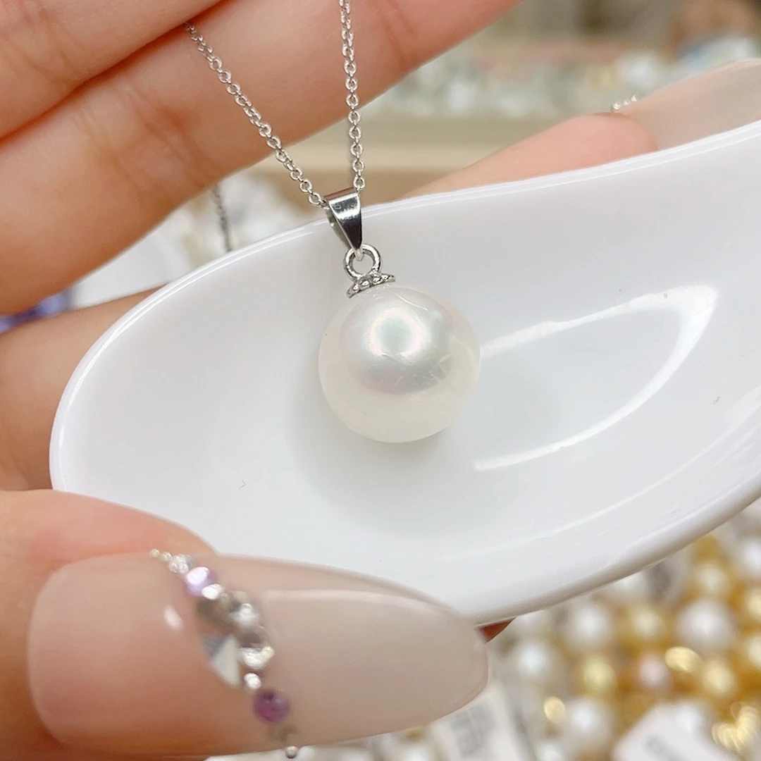 淡水珍珠未镶嵌吊坠(赠链)