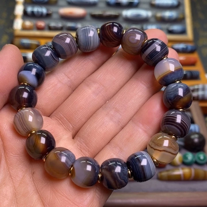 未镶嵌玛瑙/玉髓珠宝半成品