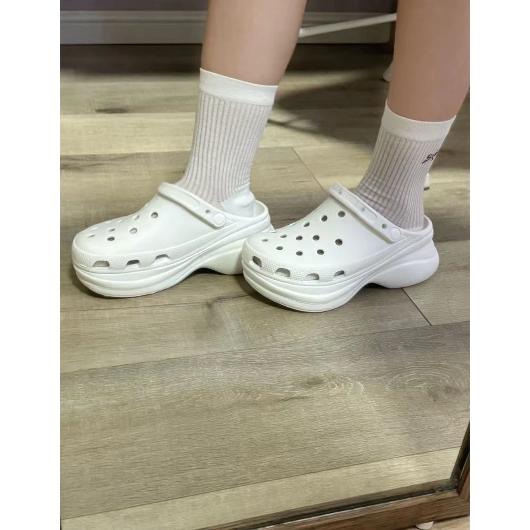 京渔洞洞鞋透气百搭6.1cm