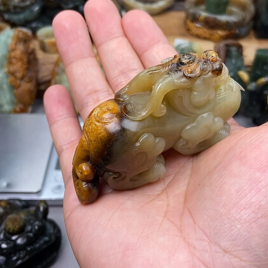 风***8岫岩河磨玉（透闪石质玉）未镶嵌珠宝奇石