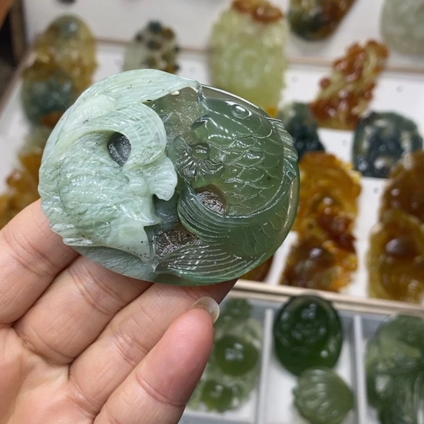 【闪购商品】未镶嵌蛇纹石玉颈饰