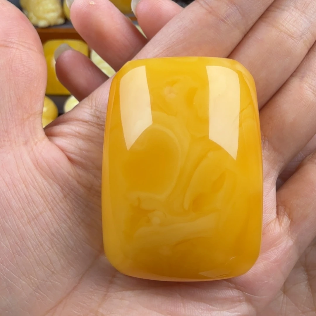 琥珀未镶嵌颈饰纯天然琥珀蜜蜡无优化