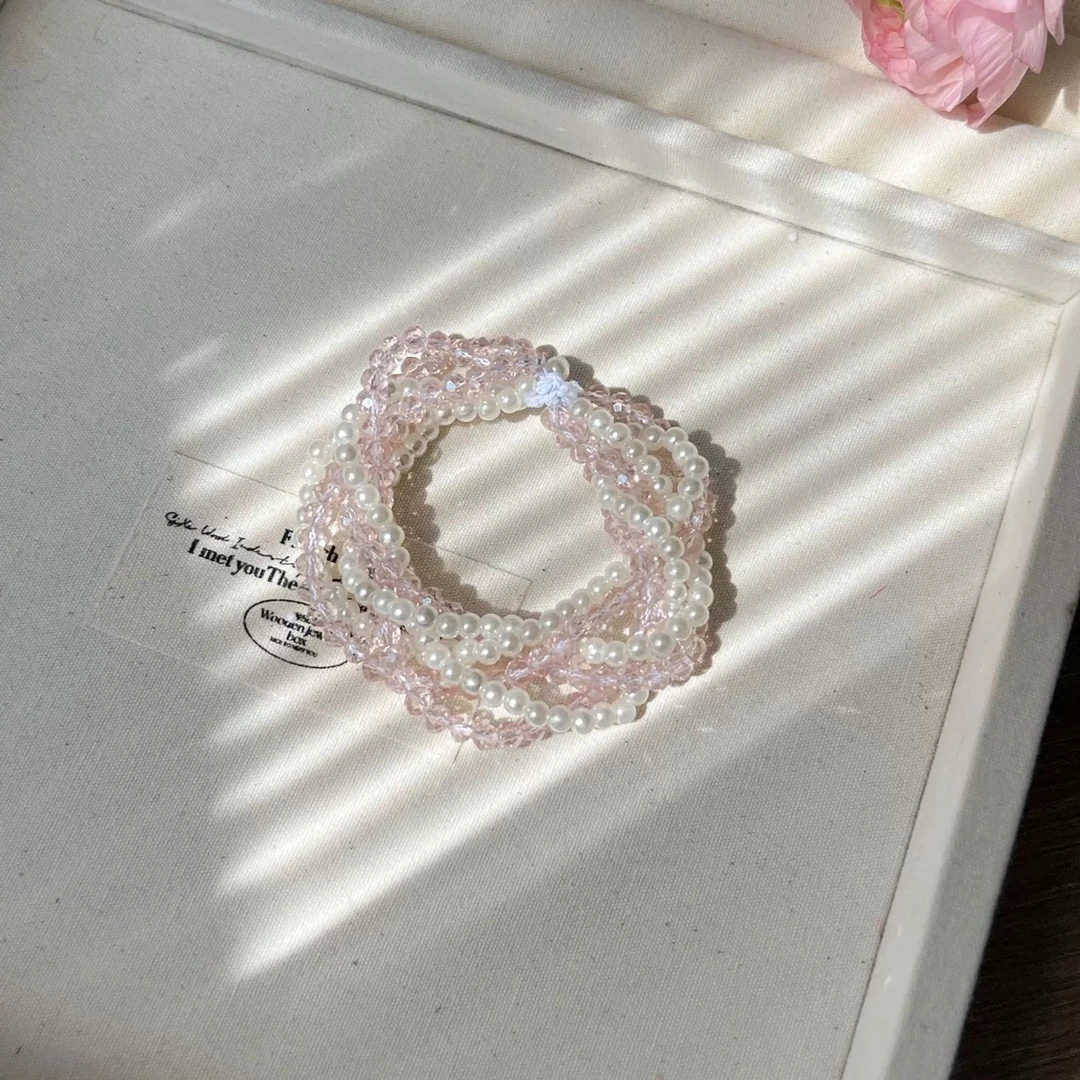 橡皮筋女扎头发圈时尚网红新款发绳头饰简约高马尾头绳1205