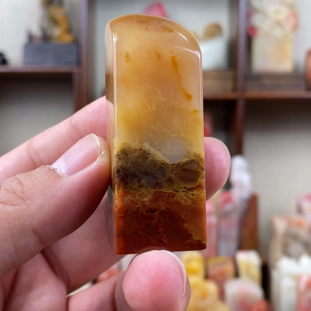 印石巴林石巴林石精品素章