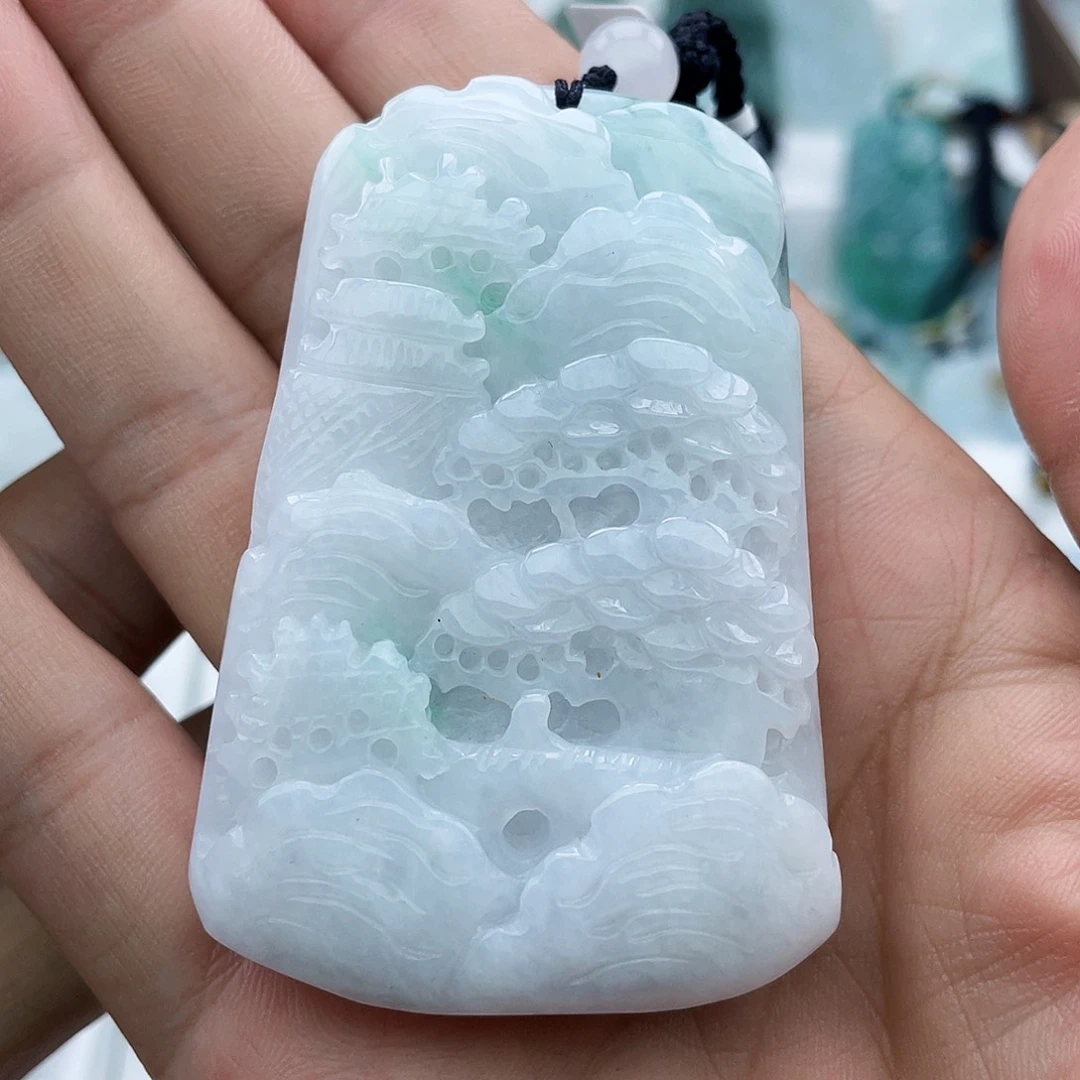 颈饰未镶嵌翡翠翡翠