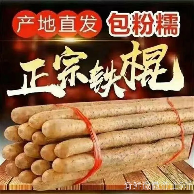 铁棍山药软糯香甜产地直发正宗垆带箱五斤40-60厘米[优选T]