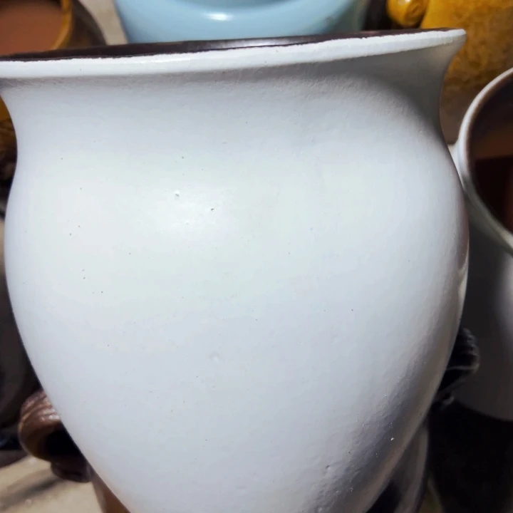 紫砂花盆高约23口约21