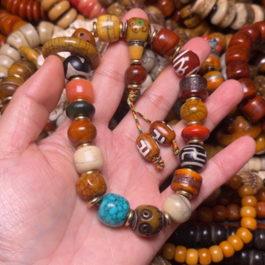 【闪购商品】牛骨手串/手链牛骨14×18籽