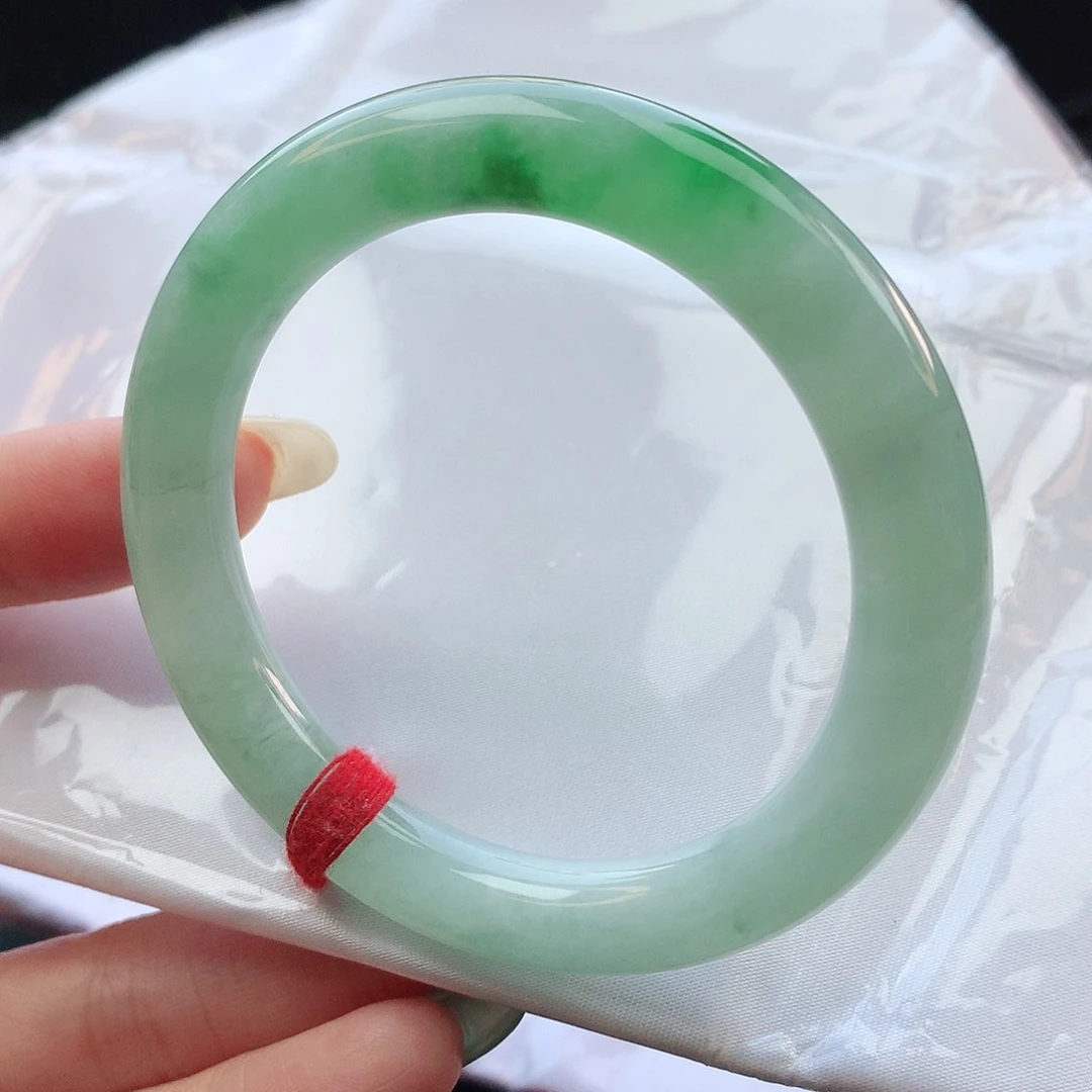 翡翠手镯未镶嵌53圆条881162