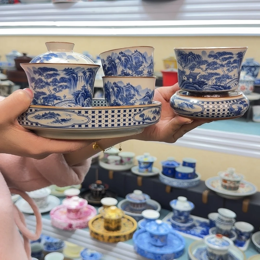 盖碗的时候就可以把