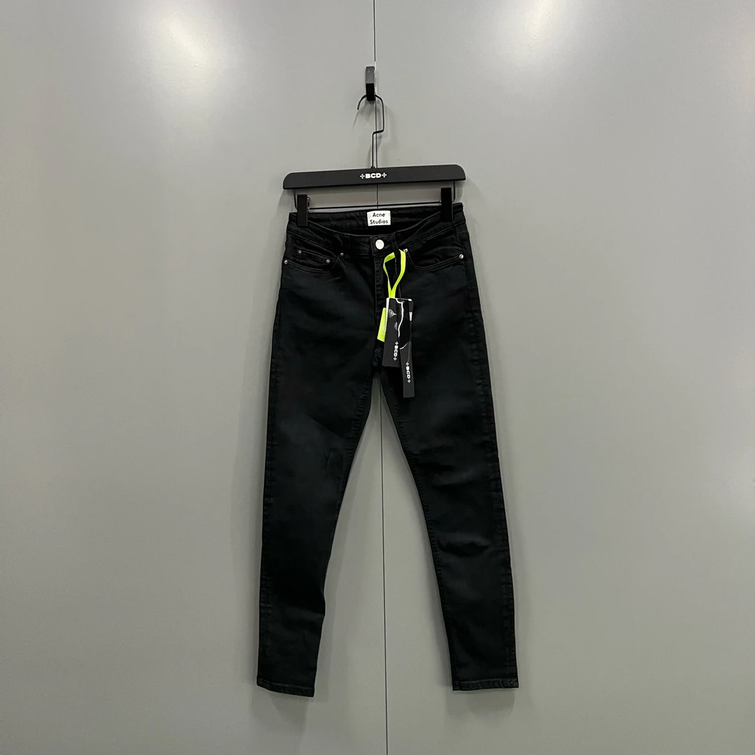 99新 Diesel zz Acne Studios 黑色修身牛仔裤 27码604445