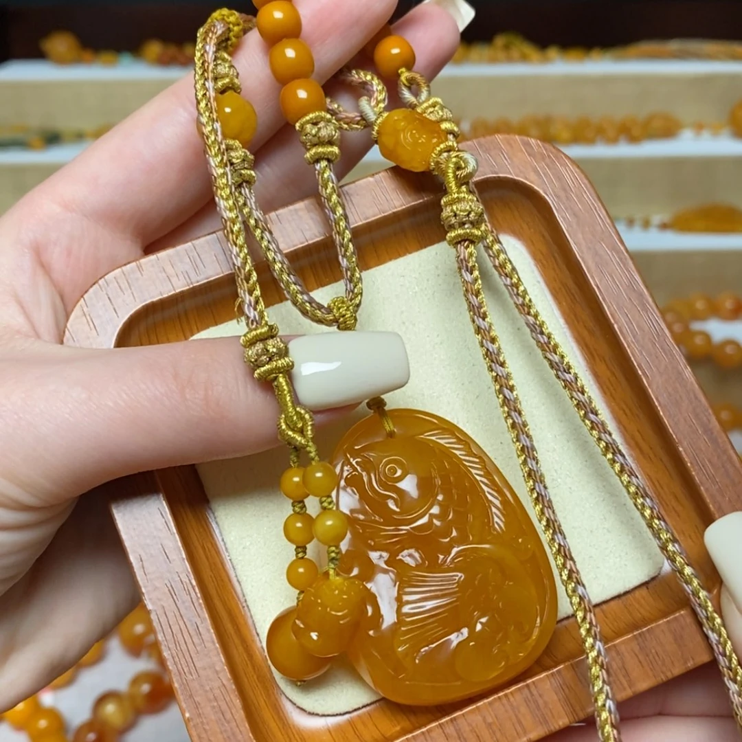 【闪购商品】未镶嵌颈饰蜜蜡项链