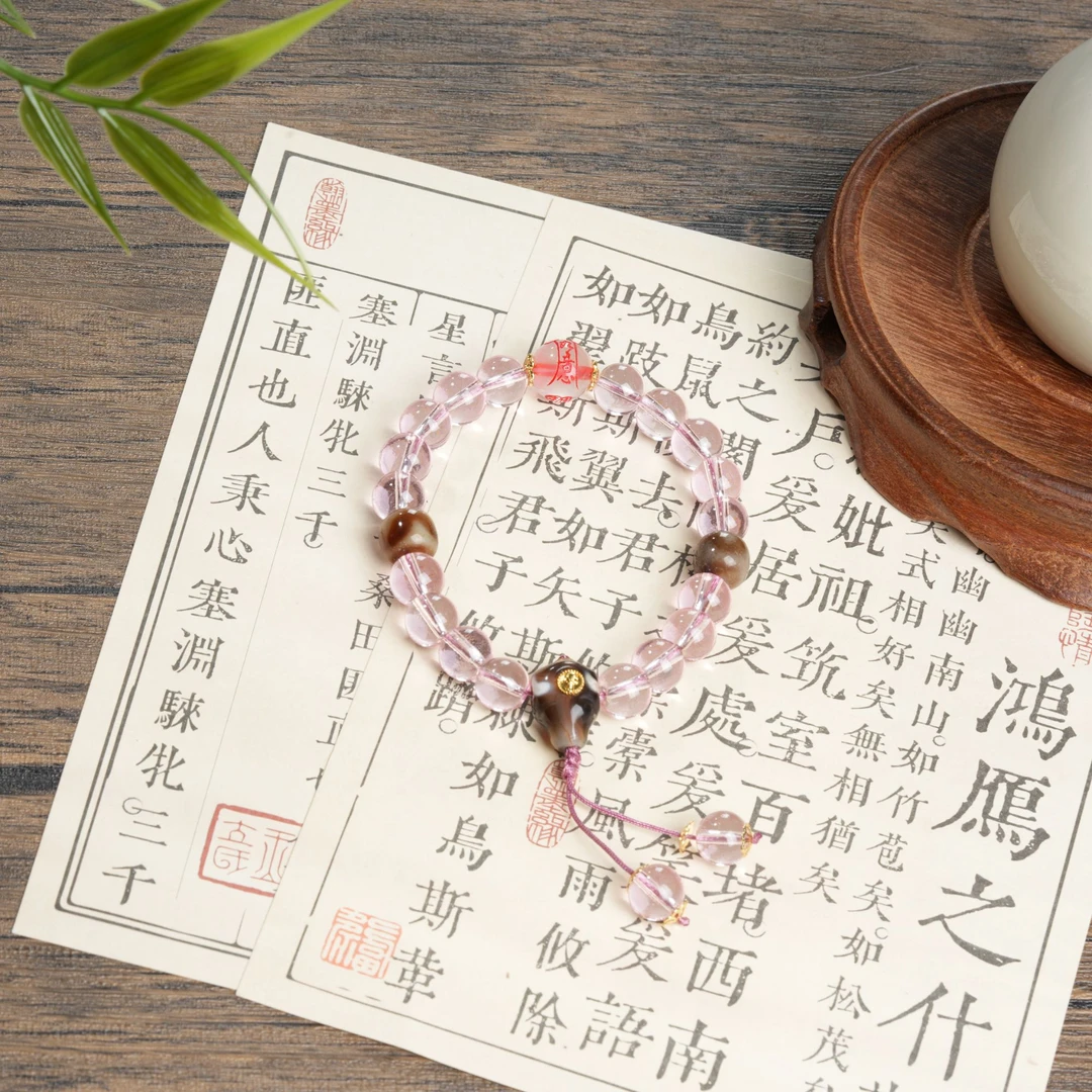 非金属珐琅手链 正果珠珠手持
