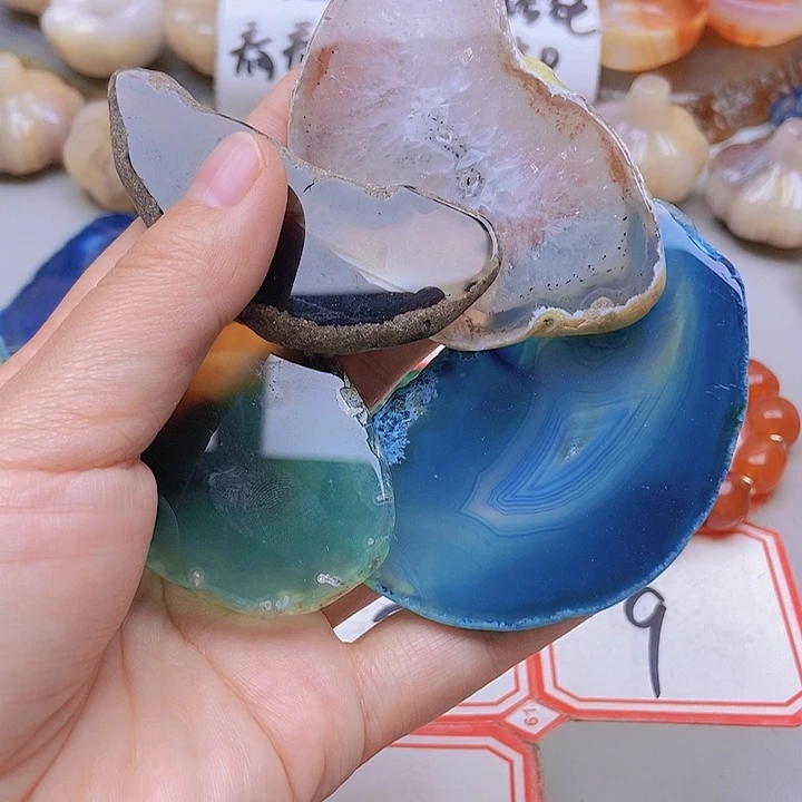 【闪购商品】未镶嵌玛瑙/玉髓珠宝半成品一**飞