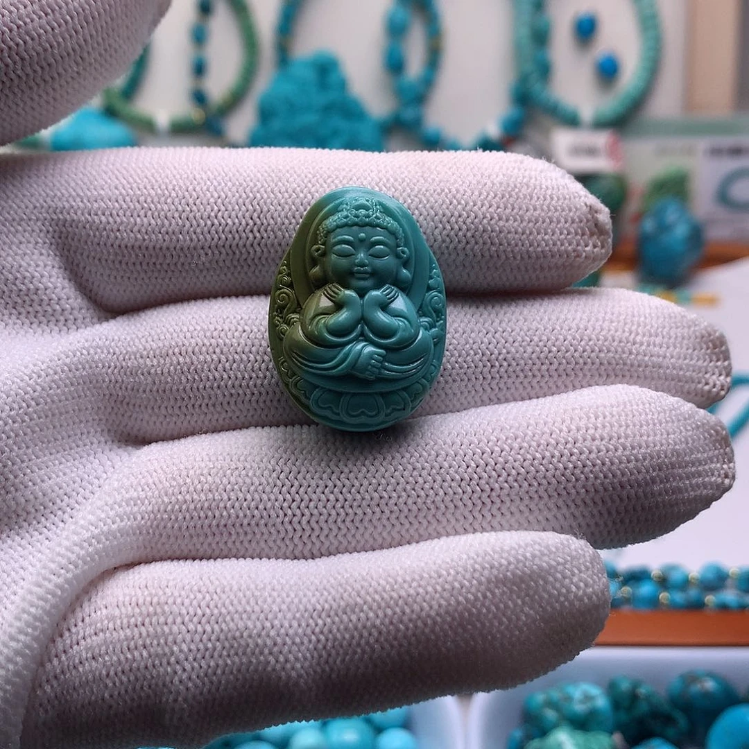 绿松石未镶嵌珠宝奇石