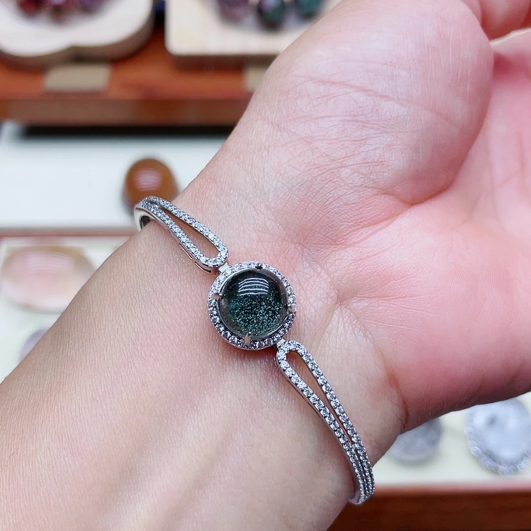 银S925镶嵌手链水晶