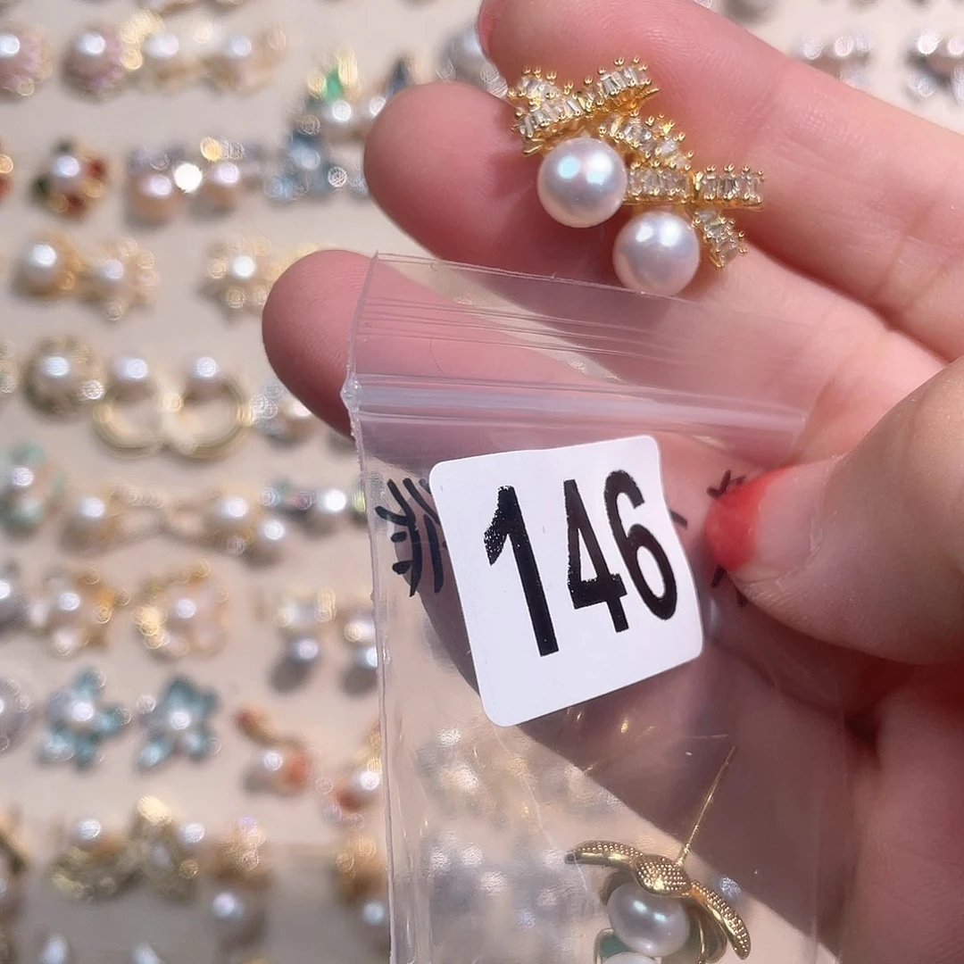 合金淡水珍珠耳饰苏****作