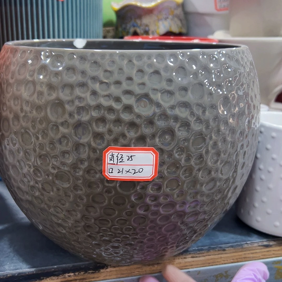 外贸尾单陶瓷花盆凑单10米包邮