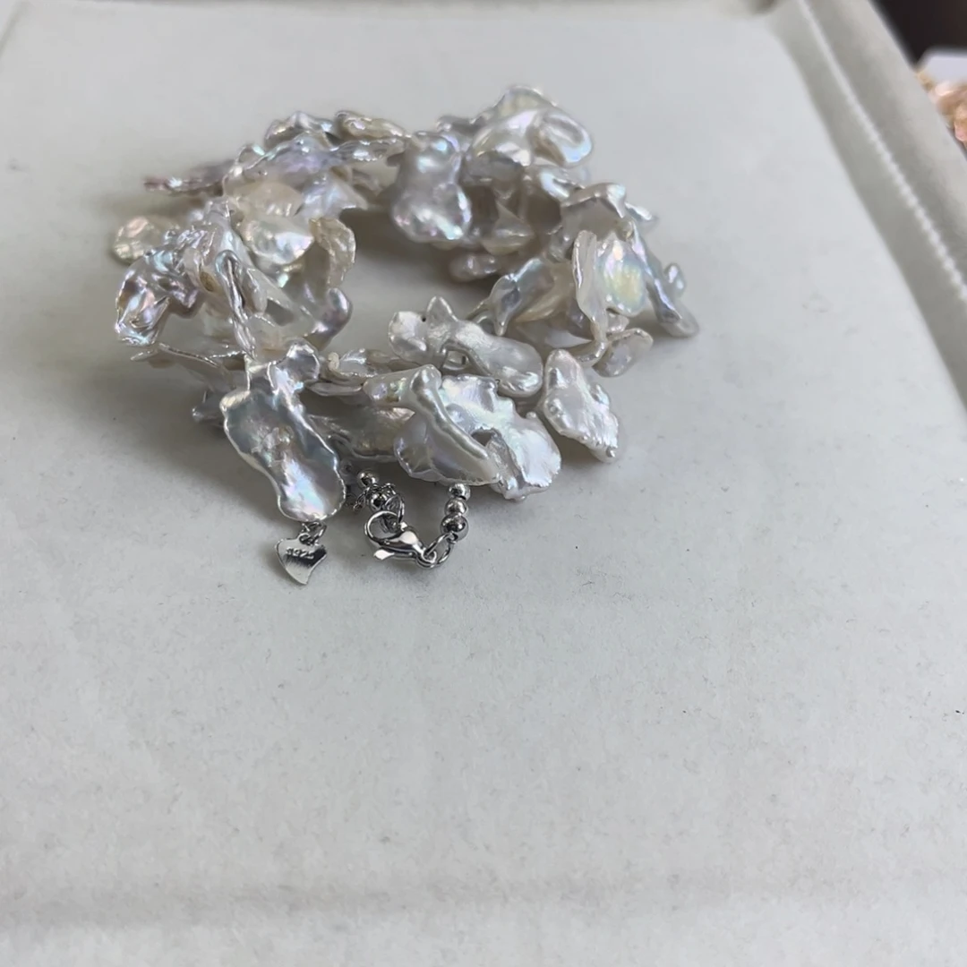淡水珍珠未镶嵌项链【纯恬】