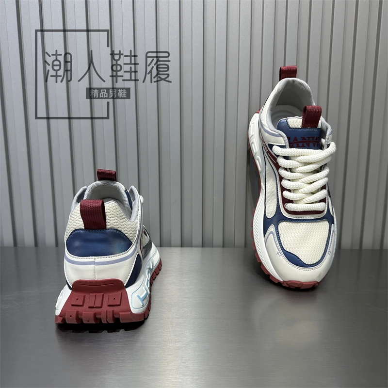 男鞋爆款2025夏新款网面透气阿甘鞋舒适百搭休闲鞋潮流时尚运动鞋