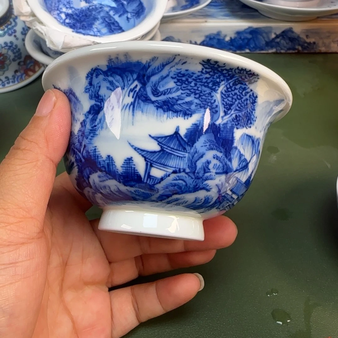 景德镇纯手绘茶具圆圆285