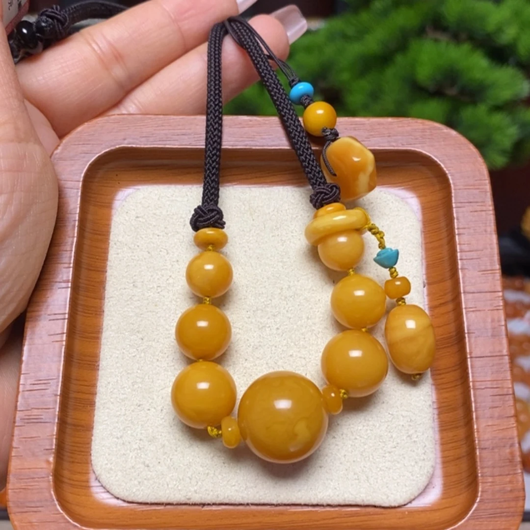 【闪购商品】蜜蜡颈饰未镶嵌项链