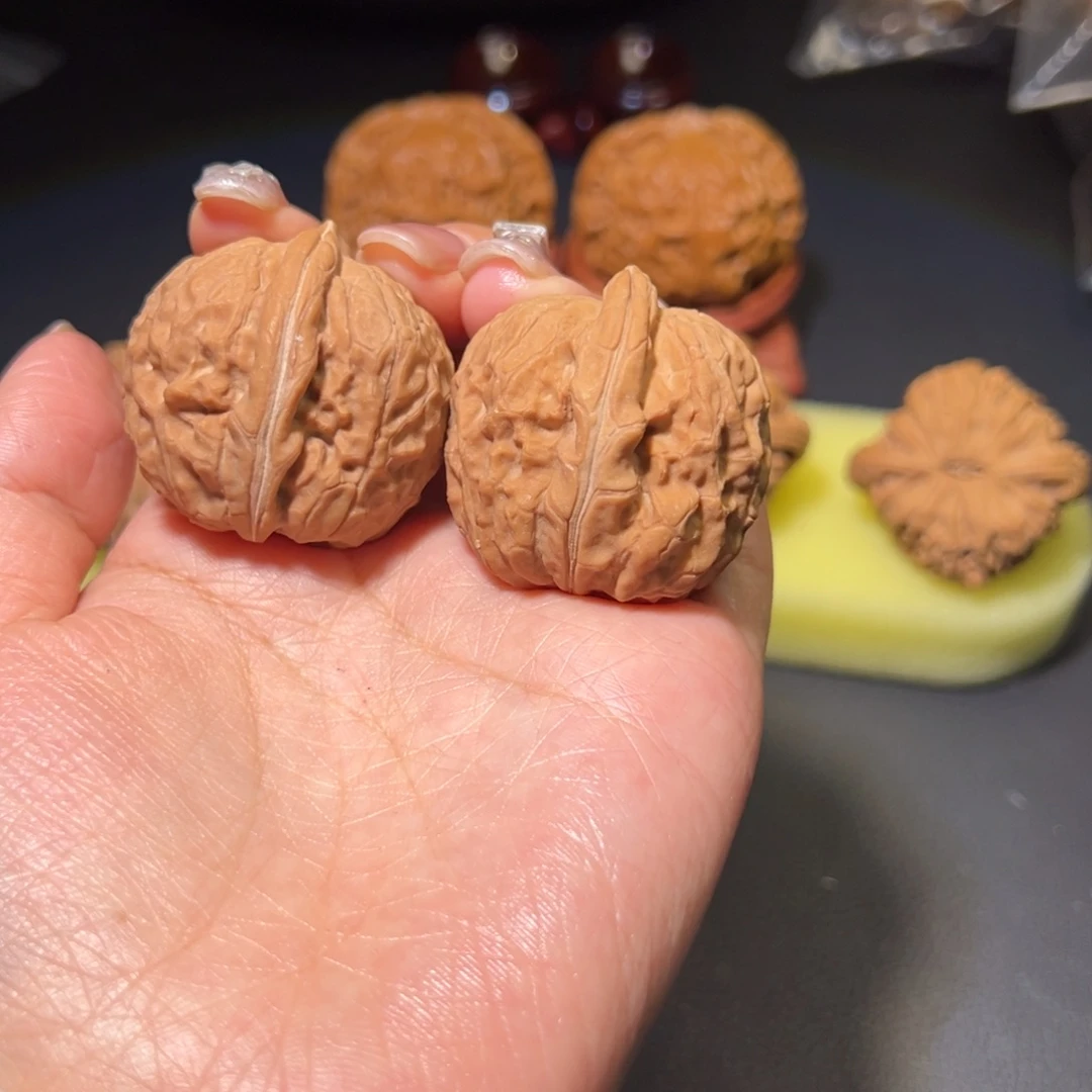 吊坠文玩核桃云石元宝36