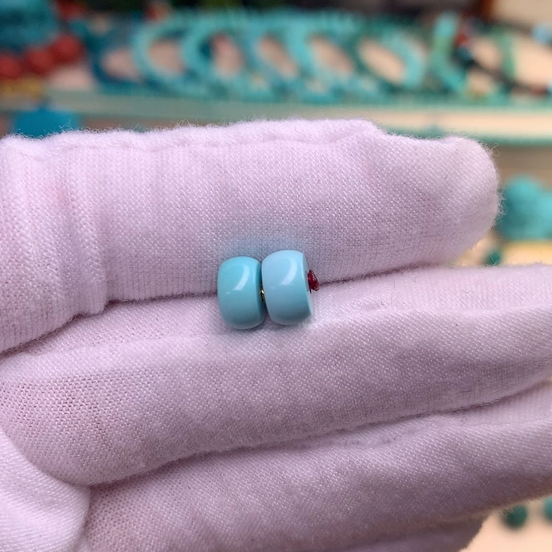 绿松石珠宝半成品未镶嵌