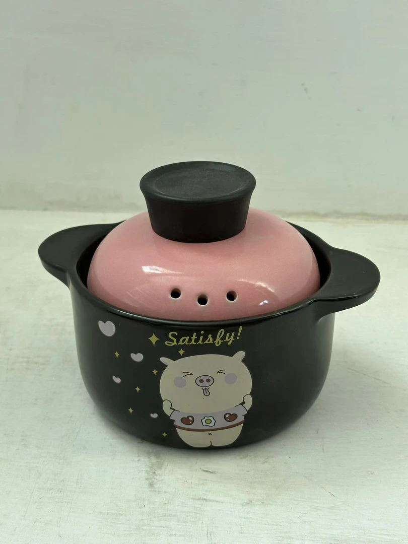 陶瓷砂锅家用耐高温燃气明火小容量炖汤锅煲仔饭