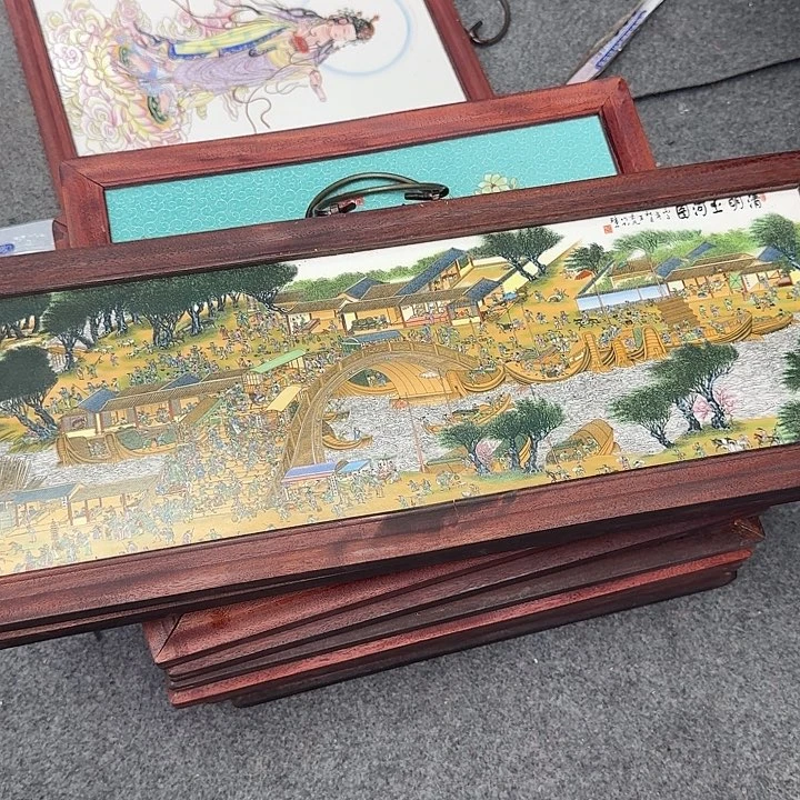 摆件瓷板画瓷板画