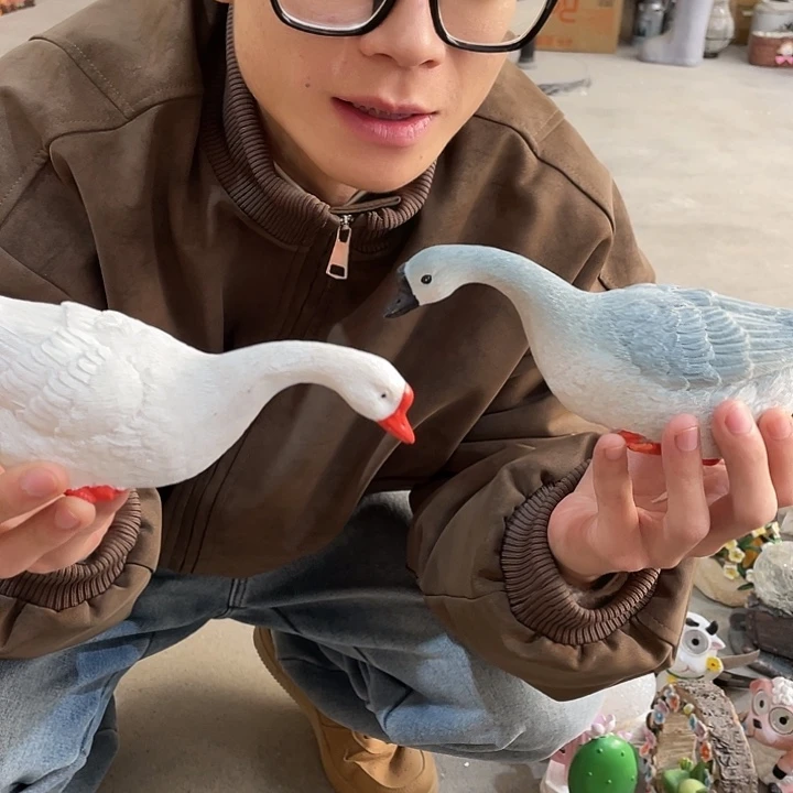 树脂样品样品样品喝水鸭两个