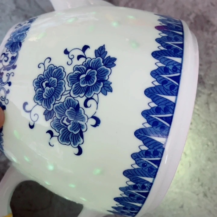 青花玲珑1.5升大水壶