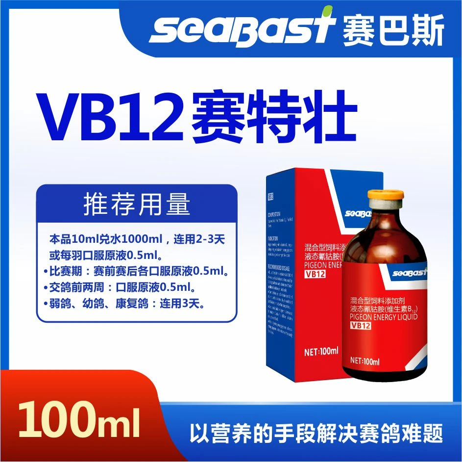 赛巴斯VB12赛特壮信鸽比赛提速训练期补体能促高峰抗应激的赛鸽用