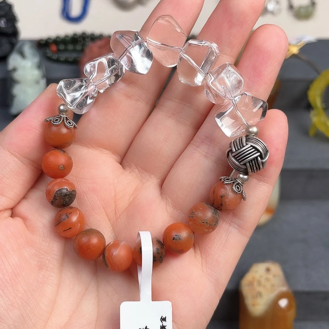 ****乐蛇纹石玉未镶嵌颈饰