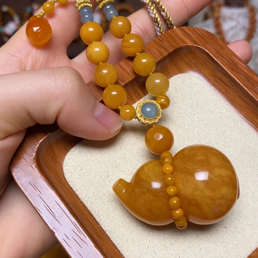 【闪购商品】蜜蜡颈饰未镶嵌项链