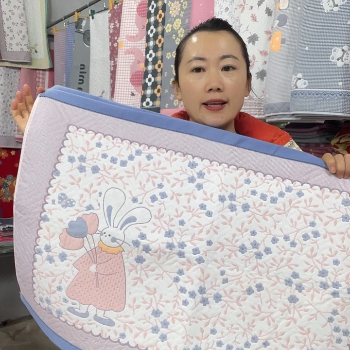 棉特价蓝色花园兔