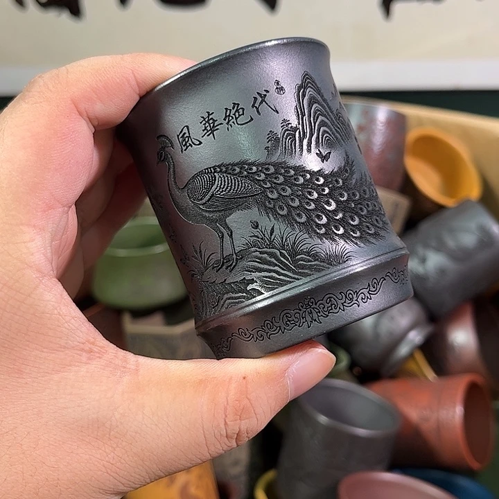 茶杯紫砂全手工紫砂主人杯