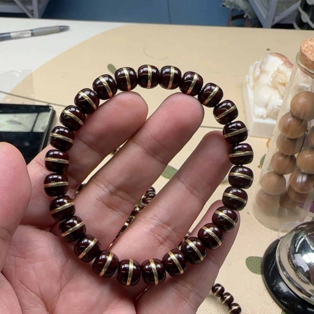 白玉菩提吊坠黑色713